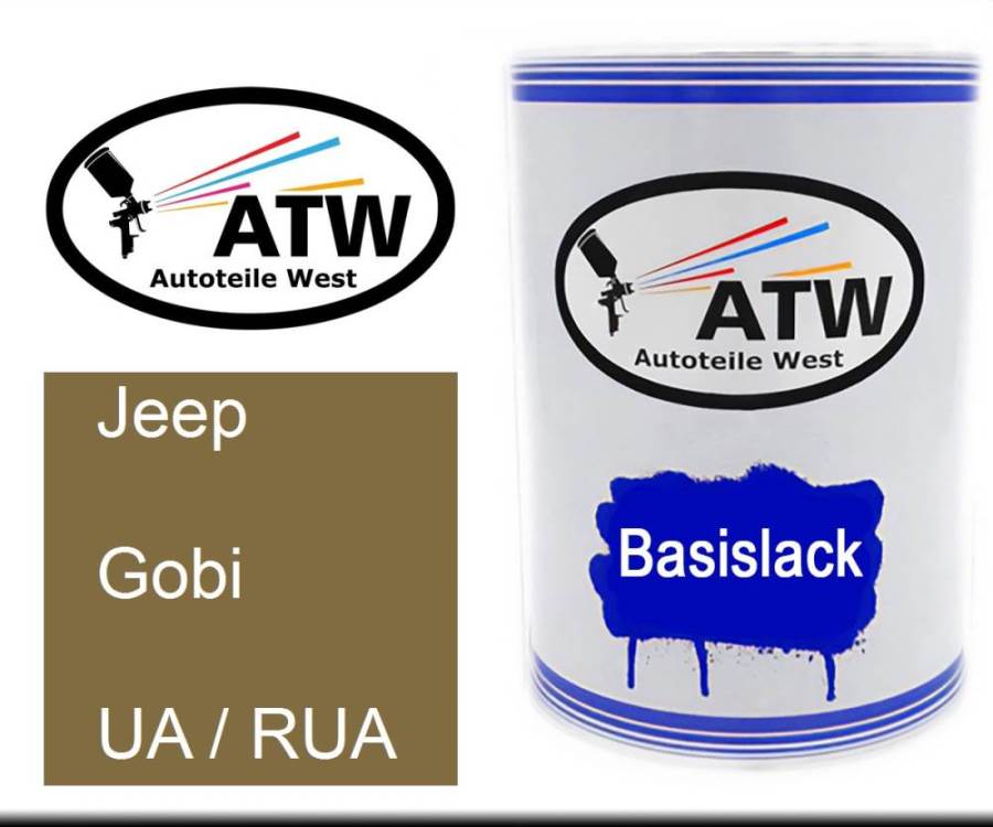 Jeep, Gobi, UA / RUA: 500ml Lackdose, von ATW Autoteile West.